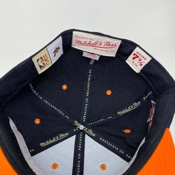 Philadelphia 76ers 40th Fitted Hat 7 3/8 Mitchell Ness Sixers NBA Flight HWC - Picture 8 of 8